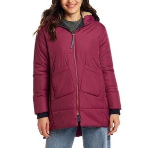 Weatherproof XXL Women's Pink Hooded Jacket packable plus NEW